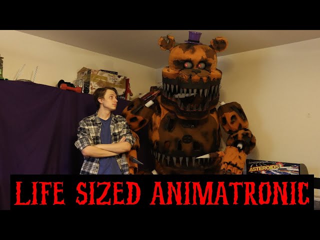 Real Nightmare Fredbear Animatronic Showcase 
